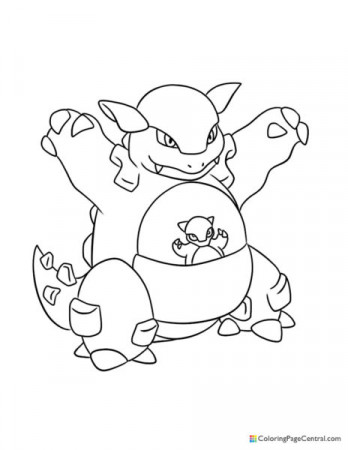 Pokemon - Kabuto Coloring Page | Coloring Page Central