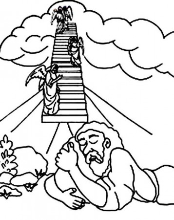 Jacobs Ladder Coloring Page N5 free image download