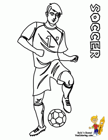 Coloring Picture Of Soccer Field - ClipArt Best