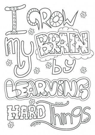 Free Growth Mindset Coloring Pages PDF ...