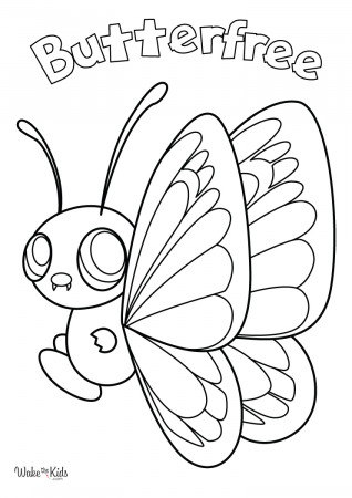 Butterfree Coloring Pages (Free ...