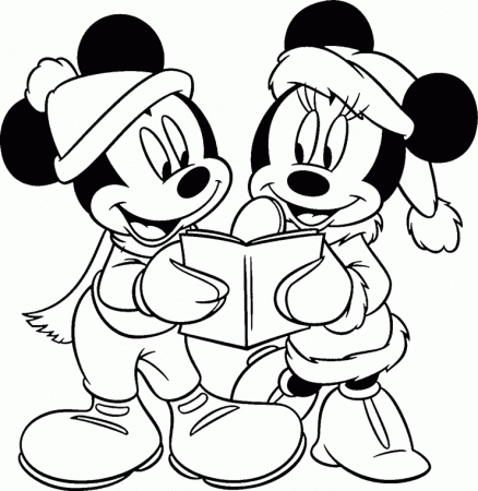 Christmas Disney Clip Coloring Pages - Coloring Pages For All Ages