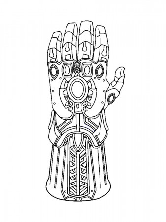Infinity Gauntlet coloring pages