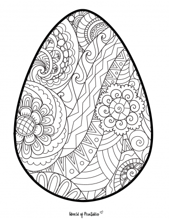 Easter Coloring Pages | 42 Fun Easter Printables - World of Printables