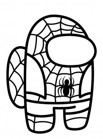 Spiderman Among Us Coloring Page - Free Printable Coloring Pages for Kids