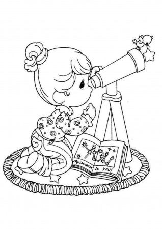 Free & Easy To Print Precious Moments Coloring Pages - Tulamama