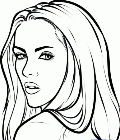 Makeup Coloring Pages