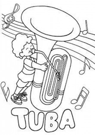 Free & Easy To Print Music Coloring Pages - Tulamama
