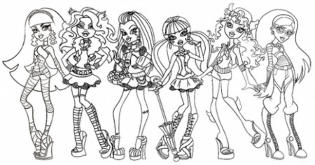 Coloring Pages Monster High (20 Pictures) - Colorine.net | 8101
