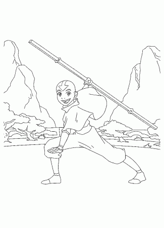 Coloring Pages: Avatar Coloring Pages The Last Air Bender