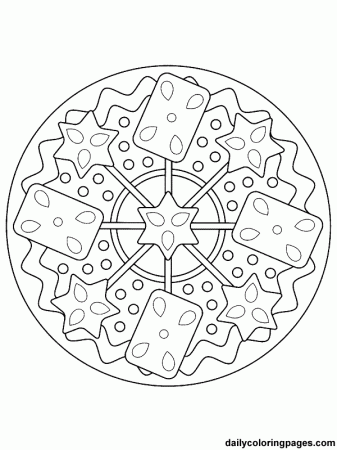 Christmas Decoration Coloring Pages For Adults - Сoloring Pages ...