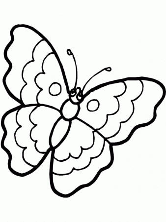 Cute Butterfly Coloring Sheets | Coloring Online