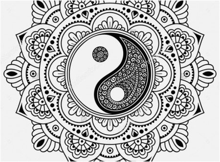 Printable Coloring Pages Yin Yang Concept Yin Yang Coloring Pages ...