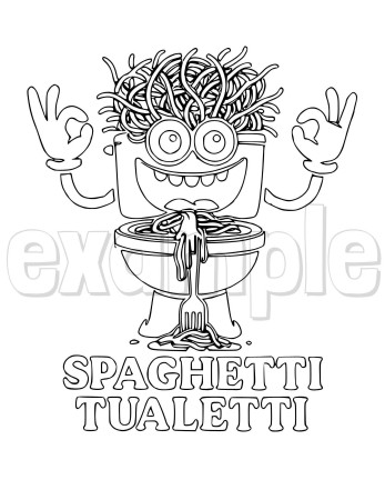 Brainrot Characters Coloring Book: 50 Page Funny Art (digital Download) -  Etsy