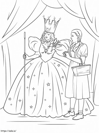 Dorothy With Glinda The Good Witch Of ...