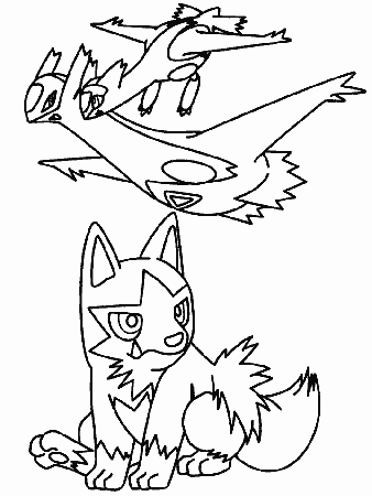 pokemon latios and latias coloring pages - Clip Art Library