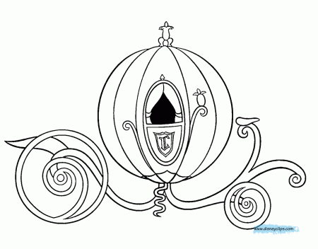 Cinderella Coloring Pages (4) | Disneyclips.com