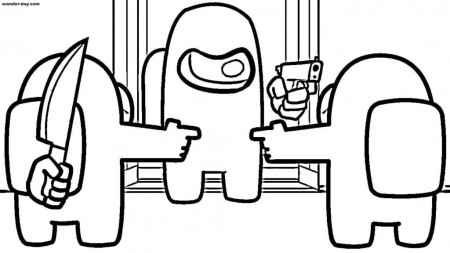 The Men Among Us Coloring Pages - Among Us Coloring Pages - Coloring Pages  For Kids And Adults
