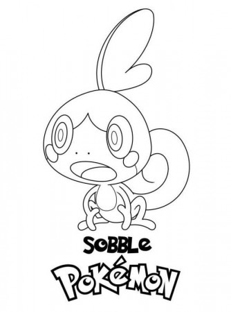 Kids-n-fun.com | Coloring page Pokemon Sword and Shield Sobble