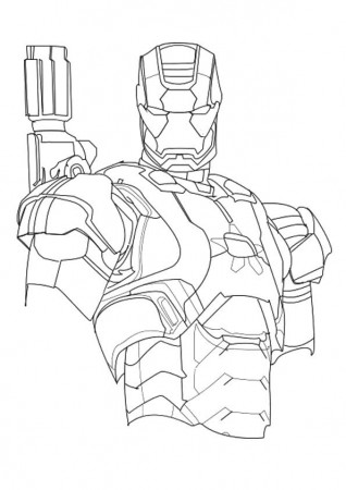 iron man coloring page for kids | Ironman sketch, Coloring pages, Iron man  pictures