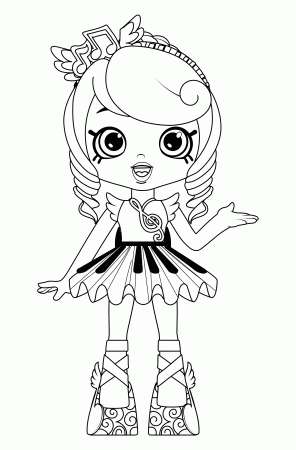 Shoppies Dolls Coloring Pages - GetColoringPages.com