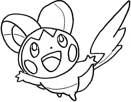 Emolga Coloring Pages - Free Printable Coloring Pages for Kids