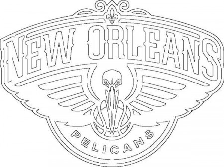 New Orleans Pelicans logo | New orleans pelicans, New orleans, Free  printable coloring sheets