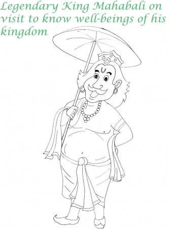 Onam printable coloring page for kids 4