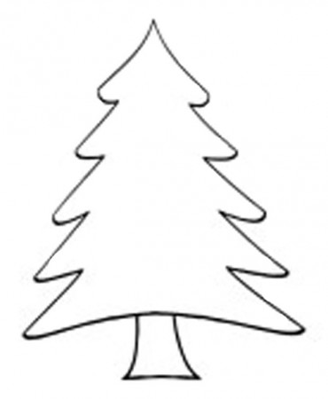 Best Photos of Printable Blank Christmas Tree - Christmas Tree ...