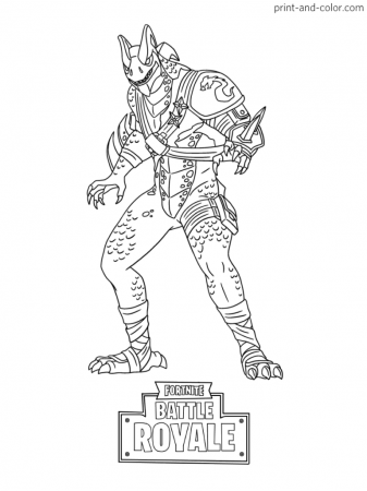 Fortnite coloring pages | Print and Color.com in 2019 ...
