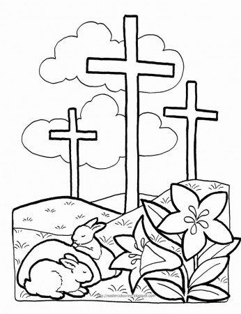 Spring Easter Coloring Pages Unique Library Of Picture Free Library Easter  Printables Png Files | Meriwer Coloring