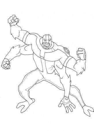 Printable Ben 10 Coloring Pages For Kids in 2020 | Ben 10, Cartoon coloring  pages, Coloring books