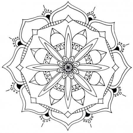 Mandala Coloring Pages Free Printable (100 Images)