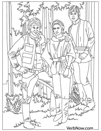 Free STAR WARS Coloring Pages for Download (PDF) - VerbNow