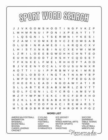 30 Free Word Search Printable Puzzles