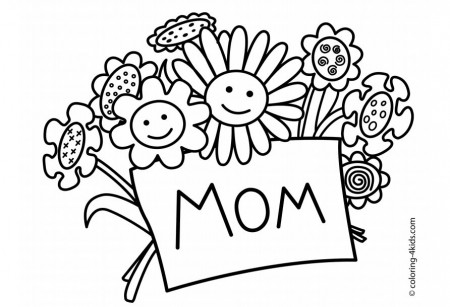 Free, Printable Mother's Day Coloring Pages