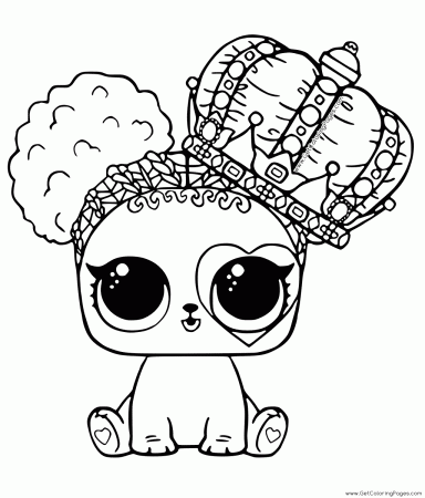 Cute LOL Surprise Pets Coloring Page ...