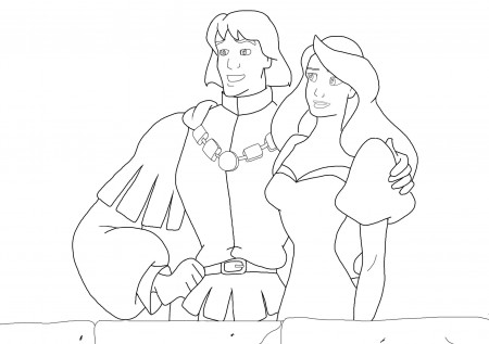 Swan Princess - Coloring Pages for Kids and for Adults