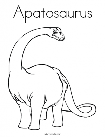 D is for Dinosaur Coloring Page - Twisty Noodle