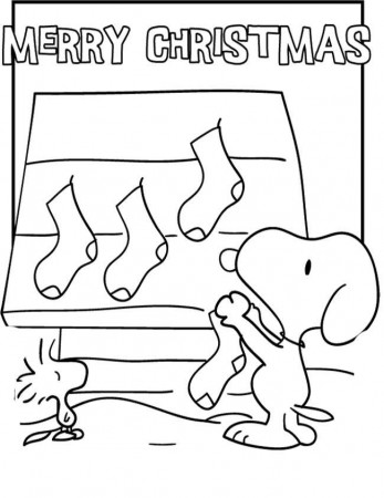11 Pics of Snoopy Christmas Coloring Pages - It's The Great ...