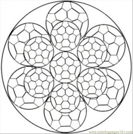 Kaleidoscope Coloring Page - Coloring Pages for Kids and for Adults