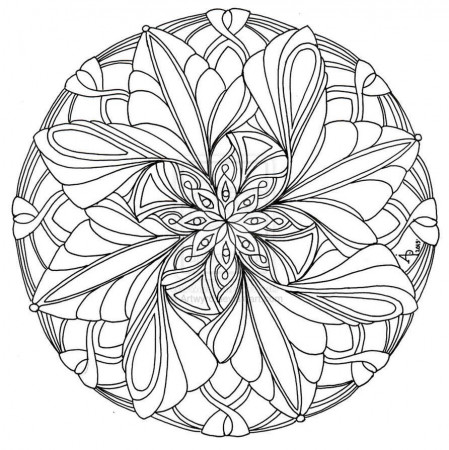 Amazing of Free Free Mandala Coloring Pages For Adults W #249