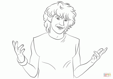 Logan Reese from Zoey 101 coloring page | Free Printable Coloring ...