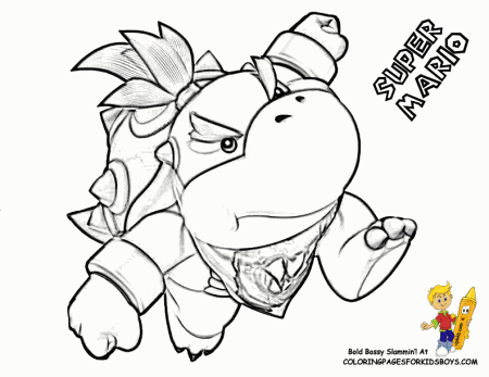 Super Mario Brothers Coloring Pages Printables - Coloring Page