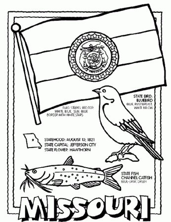 Missouri Coloring Page | crayola.com