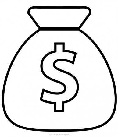 Money Bag Coloring Page - Ultra Coloring Pages | Money bag, Coloring pages,  Color