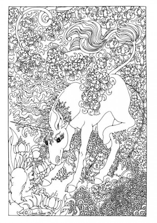 12 Pics of Detailed Flying Unicorn Coloring Pages - Pegasus ...