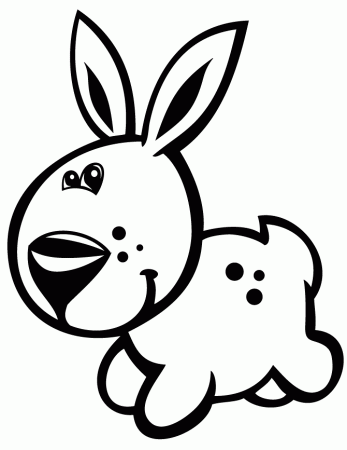 Free Printable Rabbit Coloring Pages | H & M Coloring Pages