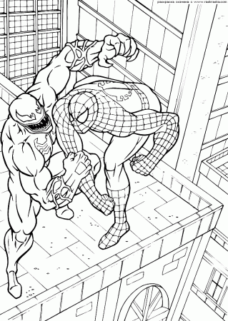 Spiderman Villains Coloring Pages : Coloring Book Area Best Source 