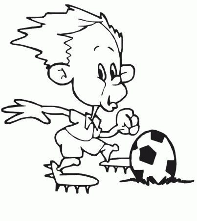 Soccer Coloring Pages (3) - Coloring Kids